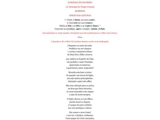 tempocomum/14tc/2domingo_oficio screenshot