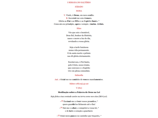 tempocomum/1sabado_nona screenshot