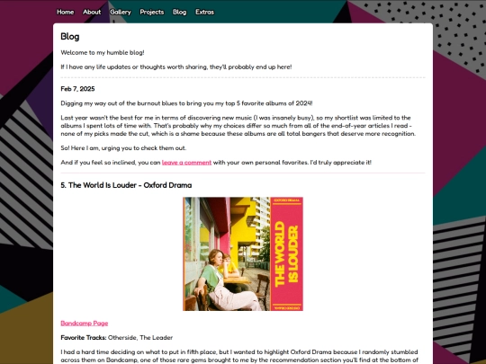 blog screenshot