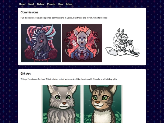 commissions-gifts screenshot