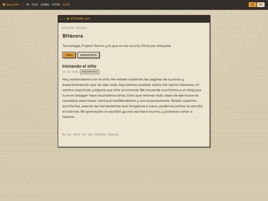 blog screenshot