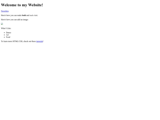 index screenshot