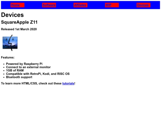squareapple/devices screenshot