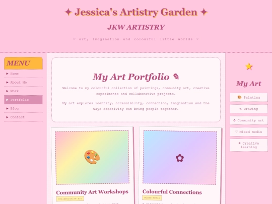 portfolio screenshot