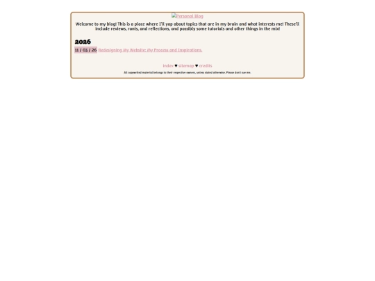 blog screenshot
