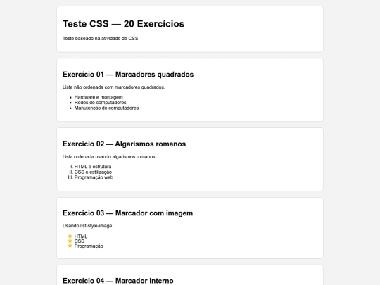 atividade11 test/teste_20_exercicios screenshot