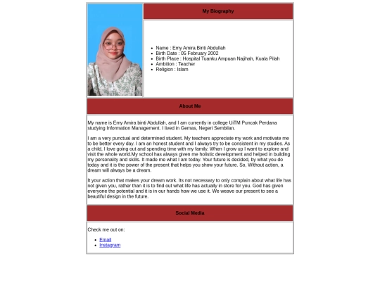 personaldetails screenshot