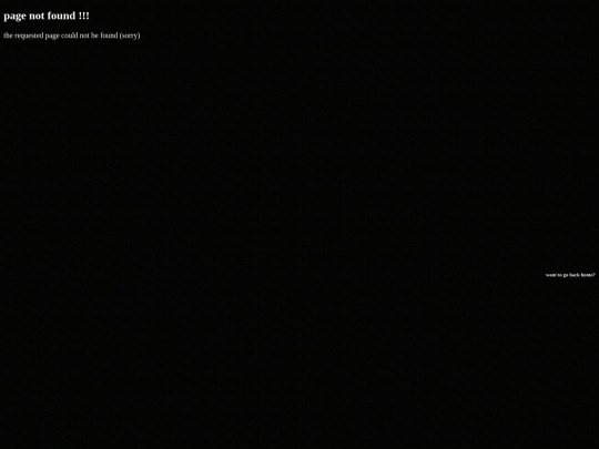 not_found screenshot