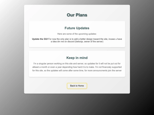 plans screenshot