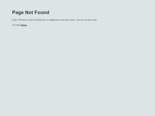 not_found screenshot