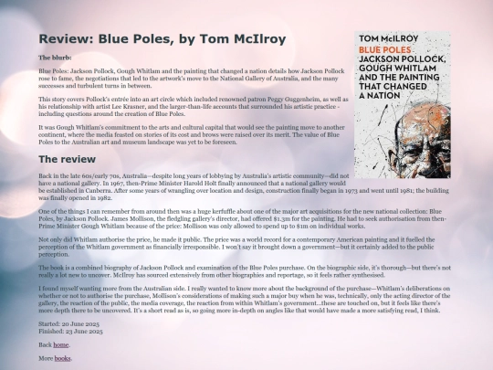 reviews/bluepoles screenshot