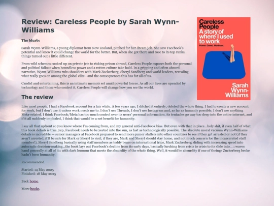 reviews/carelesspeople screenshot