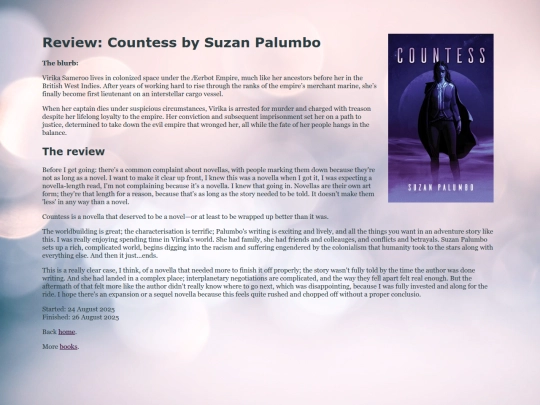reviews/countess screenshot