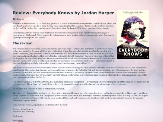 reviews/everybodyknows screenshot