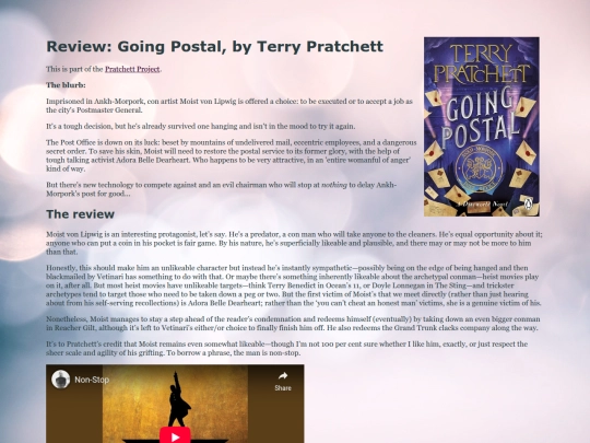 reviews/goingpostal screenshot