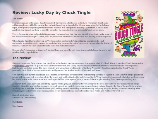 reviews/luckyday screenshot