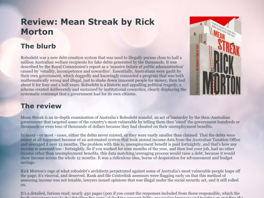 reviews/meanstreak screenshot