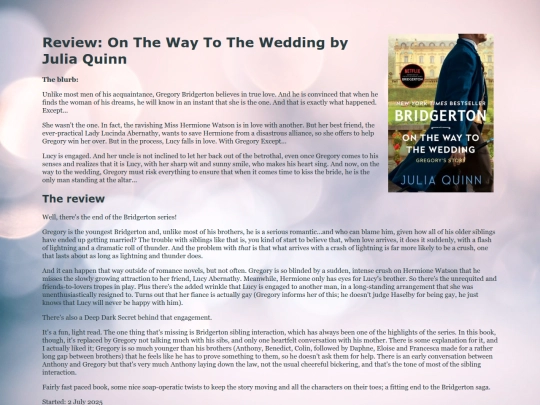 reviews/onthewaytothewedding screenshot