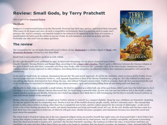 reviews/smallgods screenshot