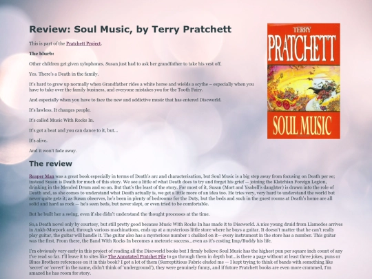reviews/soulmusic screenshot