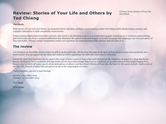 reviews/storiesofyourlife screenshot