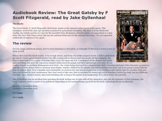 reviews/thegreatgatsby-audio screenshot