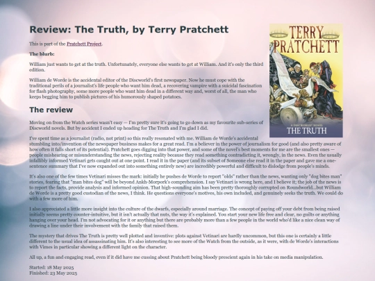 reviews/thetruth screenshot