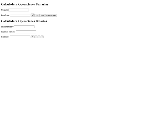 calculadoraJavaScript screenshot