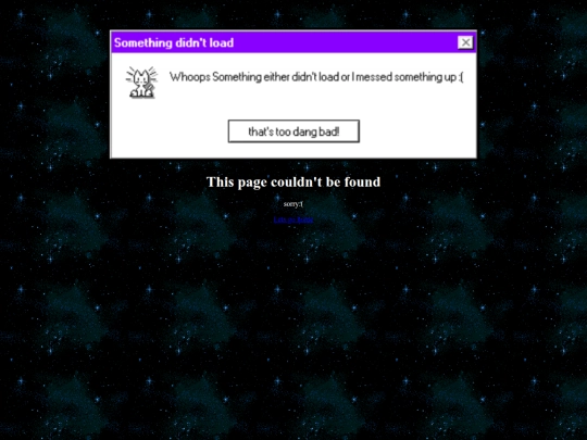 not_found screenshot