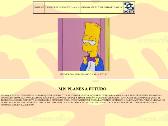 PLANES A FUTURO screenshot