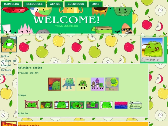 Yumeblog screenshot