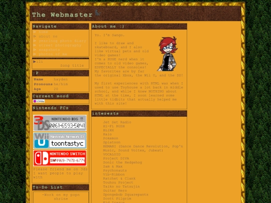 aboutme screenshot