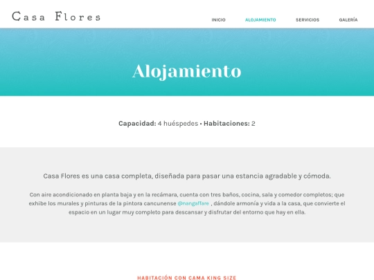 flores/alojamiento screenshot