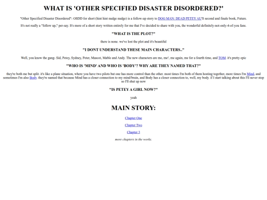 OTHER_SPECIFIED_DISASTER_DISORDERED_AGAIN screenshot