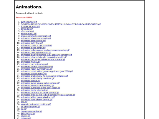 animations screenshot