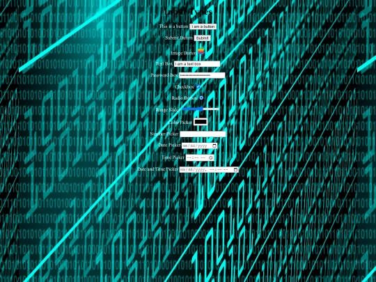 InputTypes screenshot