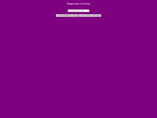 TemperatureConverter screenshot