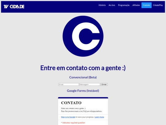 contato screenshot