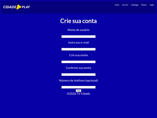 crie_sua_conta screenshot