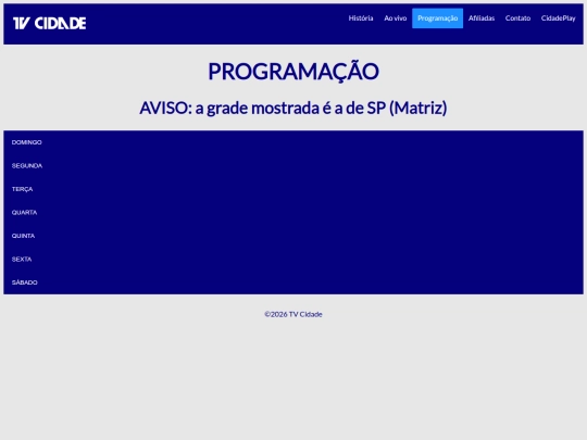 programacao screenshot