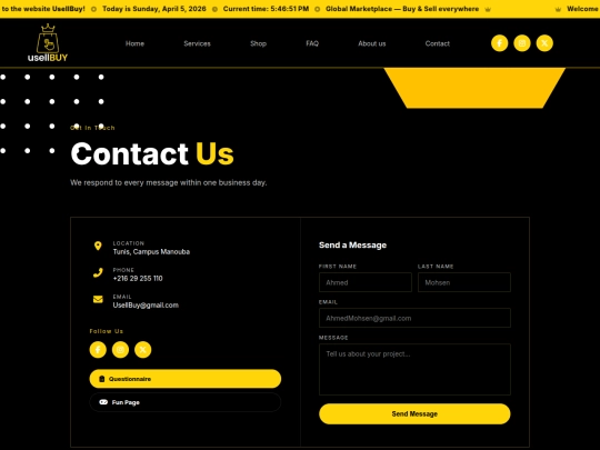 contact screenshot