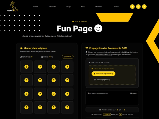 funpage screenshot