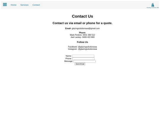 contact screenshot