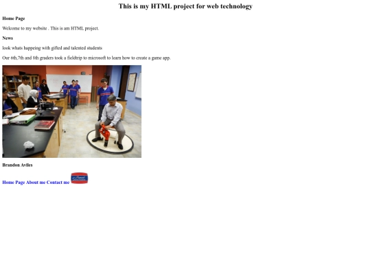 Homepage screenshot