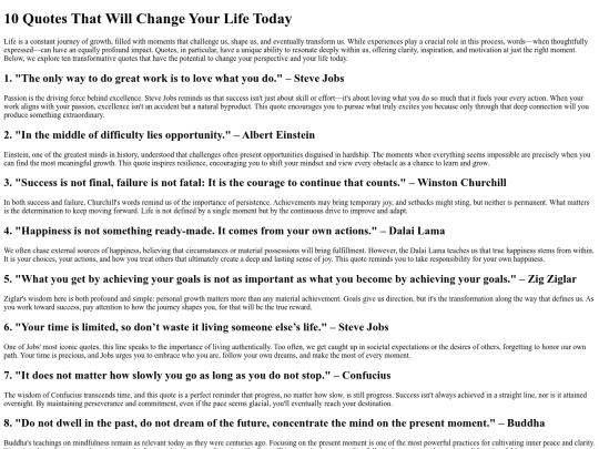 quotes-to-change-your-life screenshot
