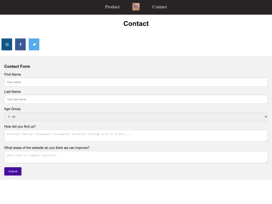 contact screenshot