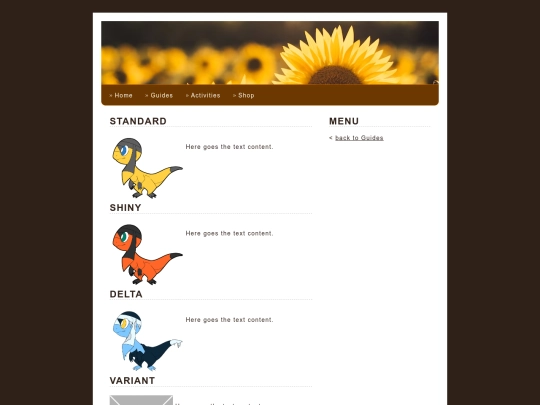 traits screenshot