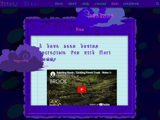 blog screenshot