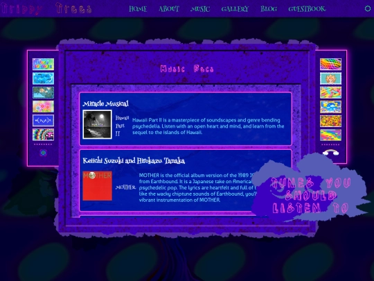 music-recs screenshot