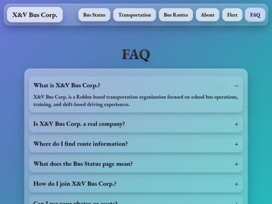 faq screenshot